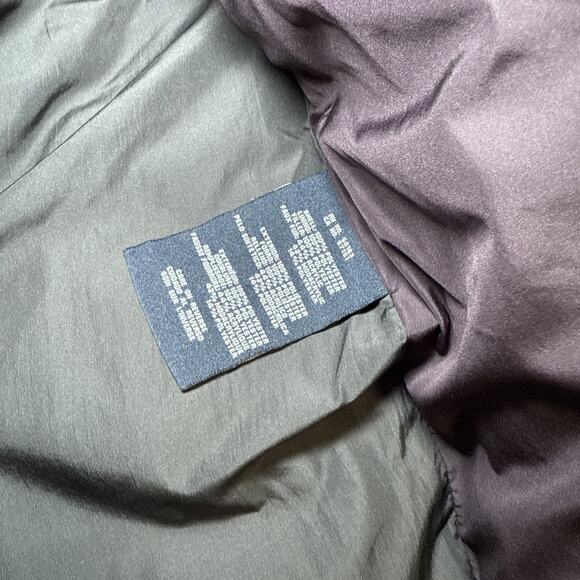 Tommy Hilfiger Mens Large Puffer Jacket Hooded Winter Coat Logo Patch Navy Blue - Picture 7 of 16